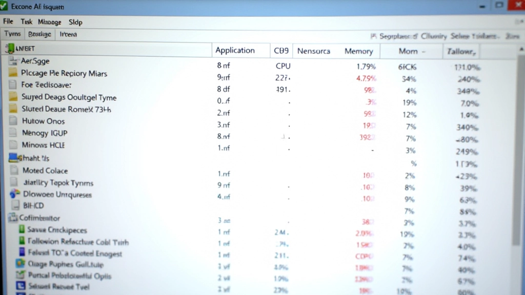 Elenco dei processi in Task Manager con colonne per CPU, memoria e disco, evidenziando i programmi che consumano più risorse